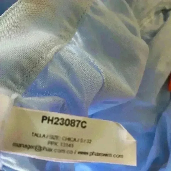 PHAX MALIBU BOHO OVERSIZED WIDE LEG JUMPSUIT SWIM ORANGE STRAP COVERUP SIZE S - Picture 15 of 15